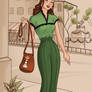 40s Fashion Casual Dressed Josephine