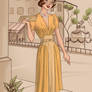 1940s Version Of Josephine Her Yellow Dress