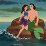 Josephine With Loki As A Merman