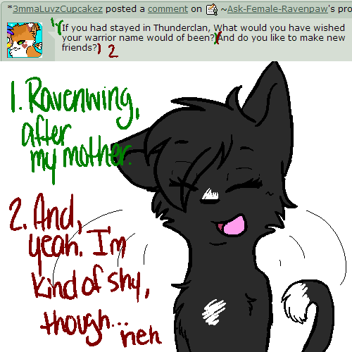 Ask Ravenpaw Anything  Warriors Voice Acted Q&A 