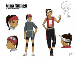 Gina Suingu (Character sheet commission)