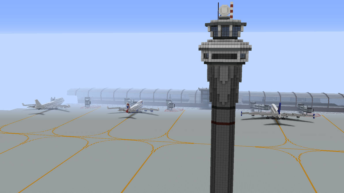 (Minecraft)Control Tower by Malnu123 on DeviantArt