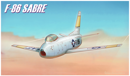 F-86 Digital Painting