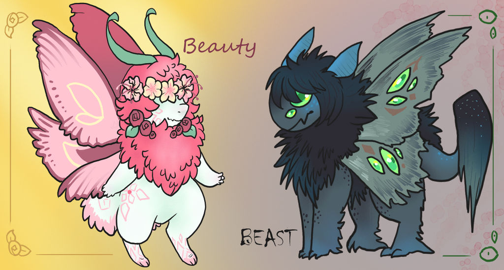 Beauty and the Beast - FLATSALE (1/2 Open)
