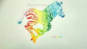 rainbow zebra