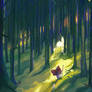A creature in the forst
