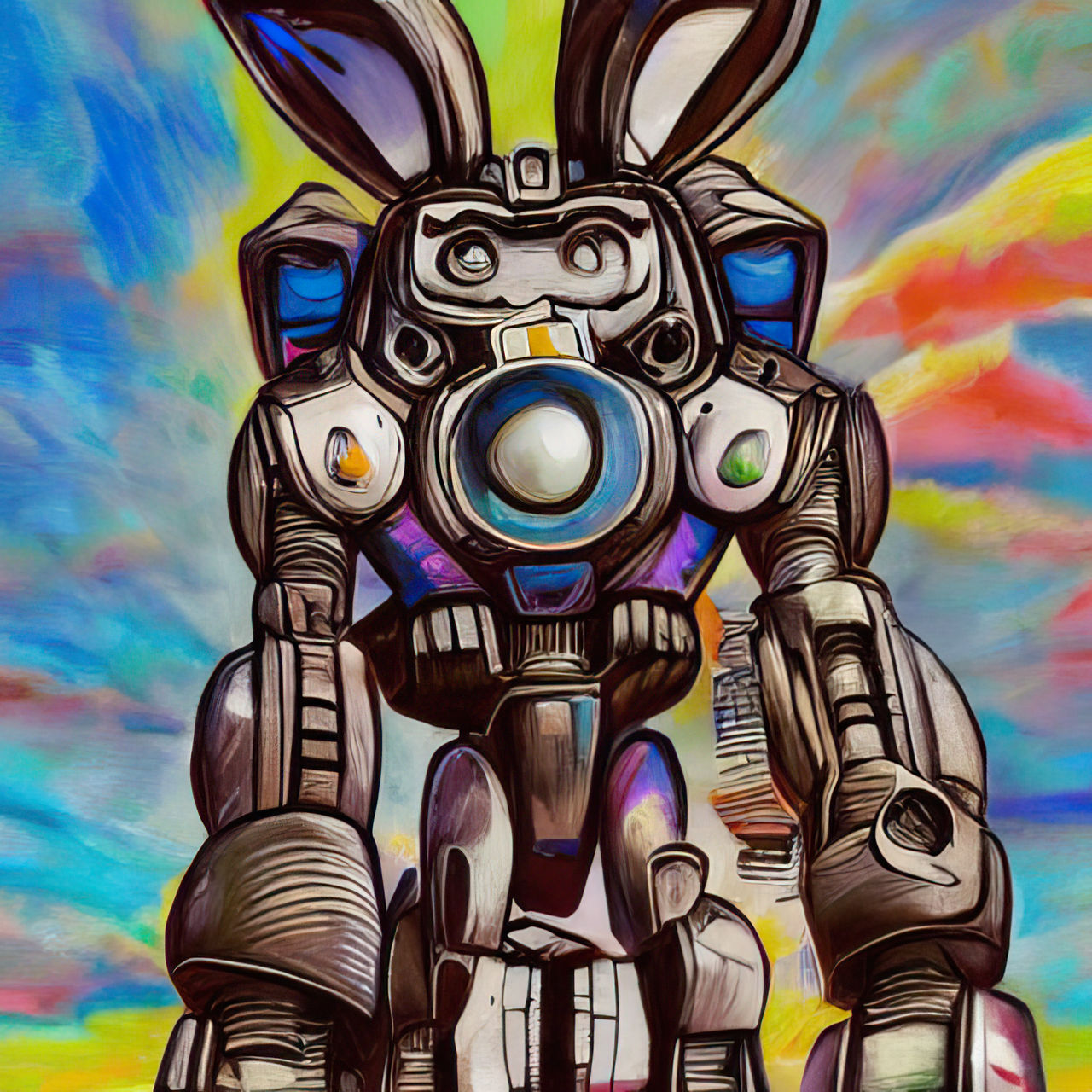 Giant Mecha rabbit 2 by GroovyTripz on DeviantArt