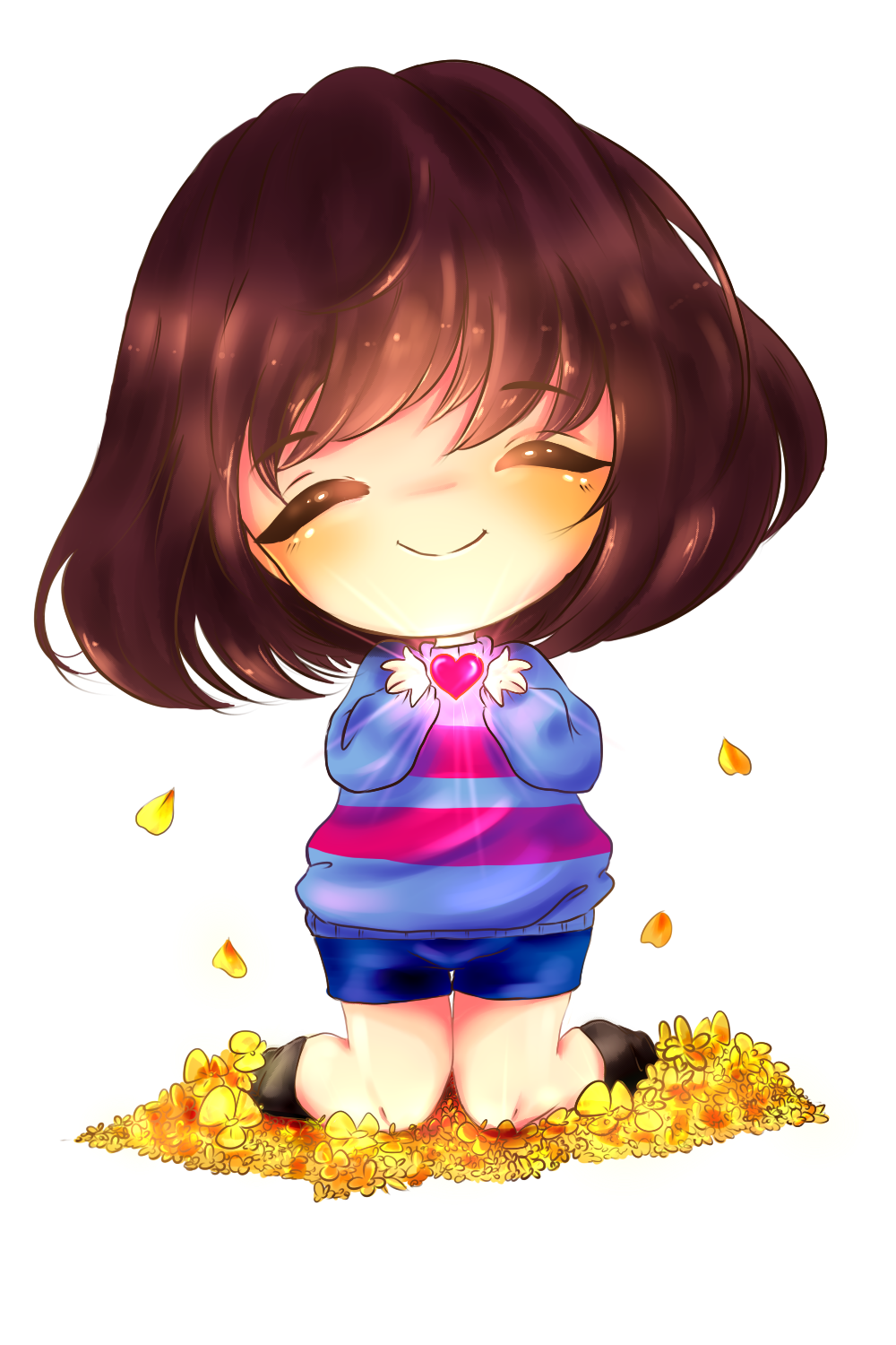 frisk undertale chibi