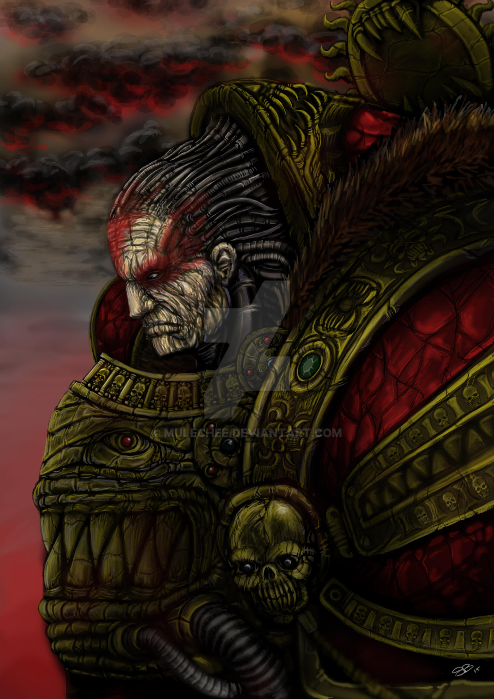 Angron In Chains Angron by Mulechee on DeviantArt