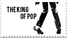 MJ - The King of Pop Stamp