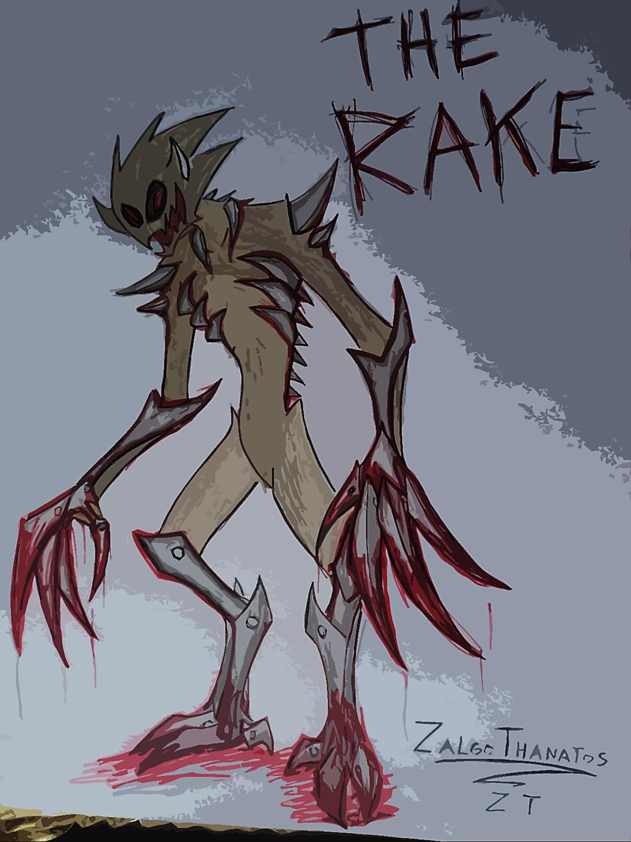 The Rake by raulovsky on DeviantArt  Rake creature, Life art, Horror art