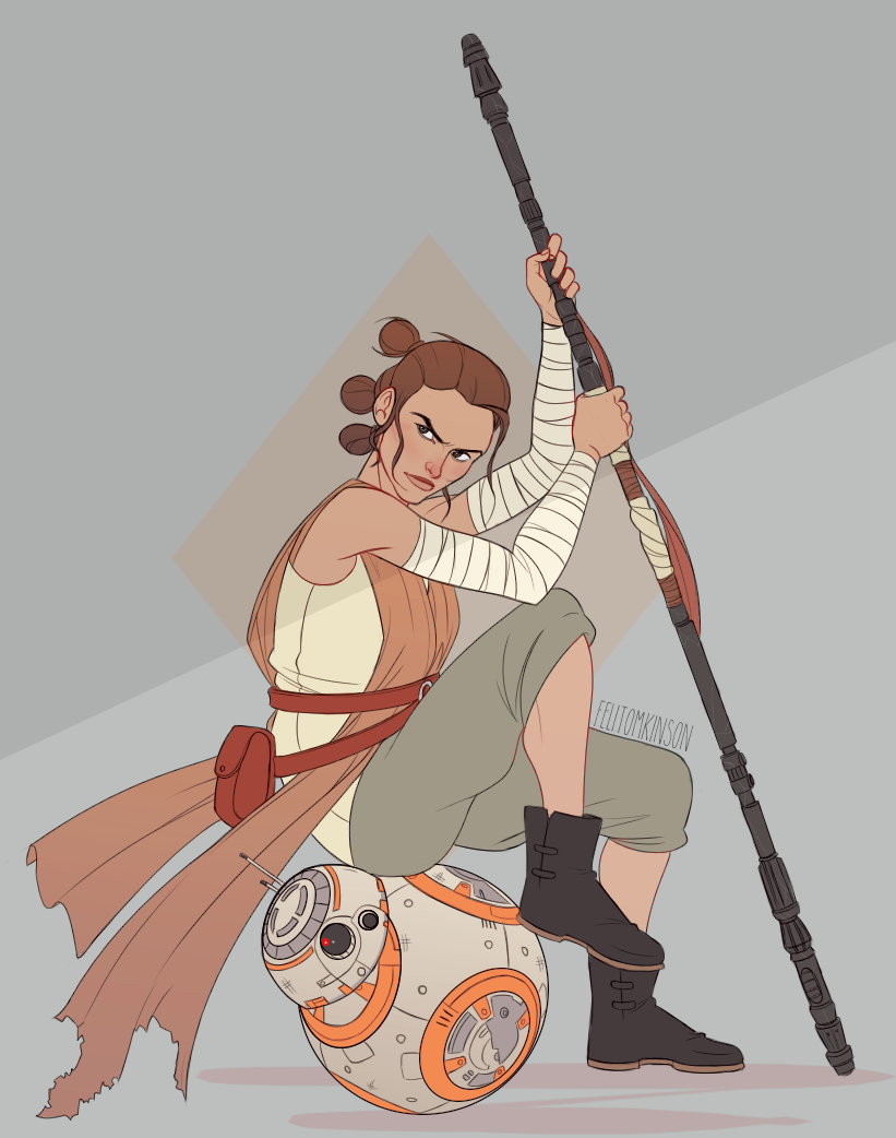 Rey + BB-8