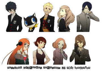 Persona 5 Character Portraits