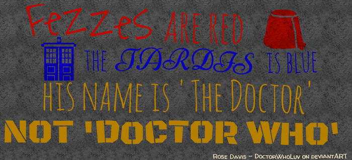 His Name is 'The Doctor'