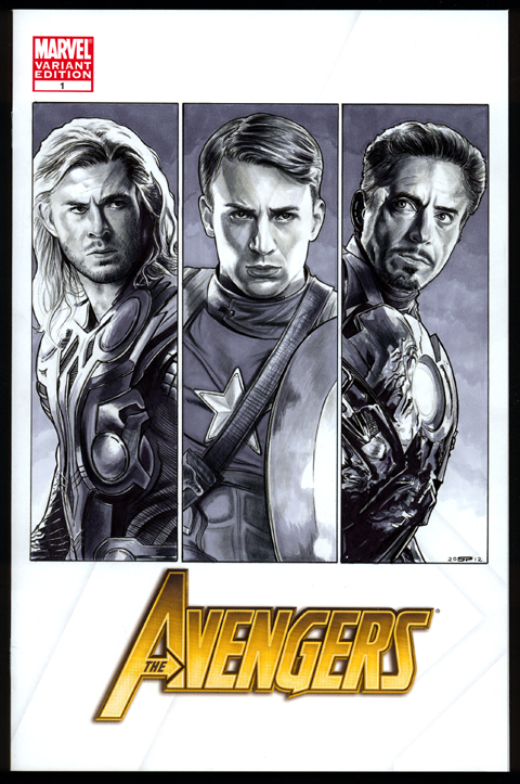 AVENGERS Sketch Cover