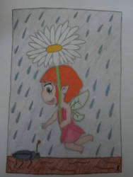 Fairy in the Rain by Rayne-of-Sunshine