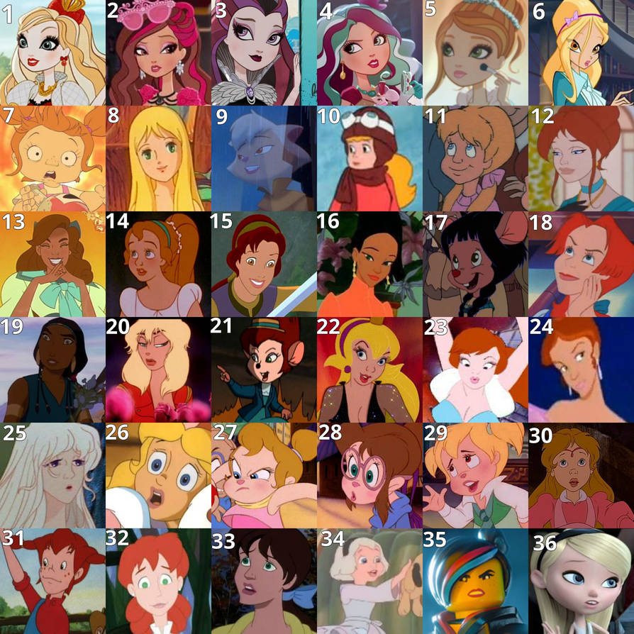 My Top 36 Favorite Non Disney Females by OliviaWhitley12 ...