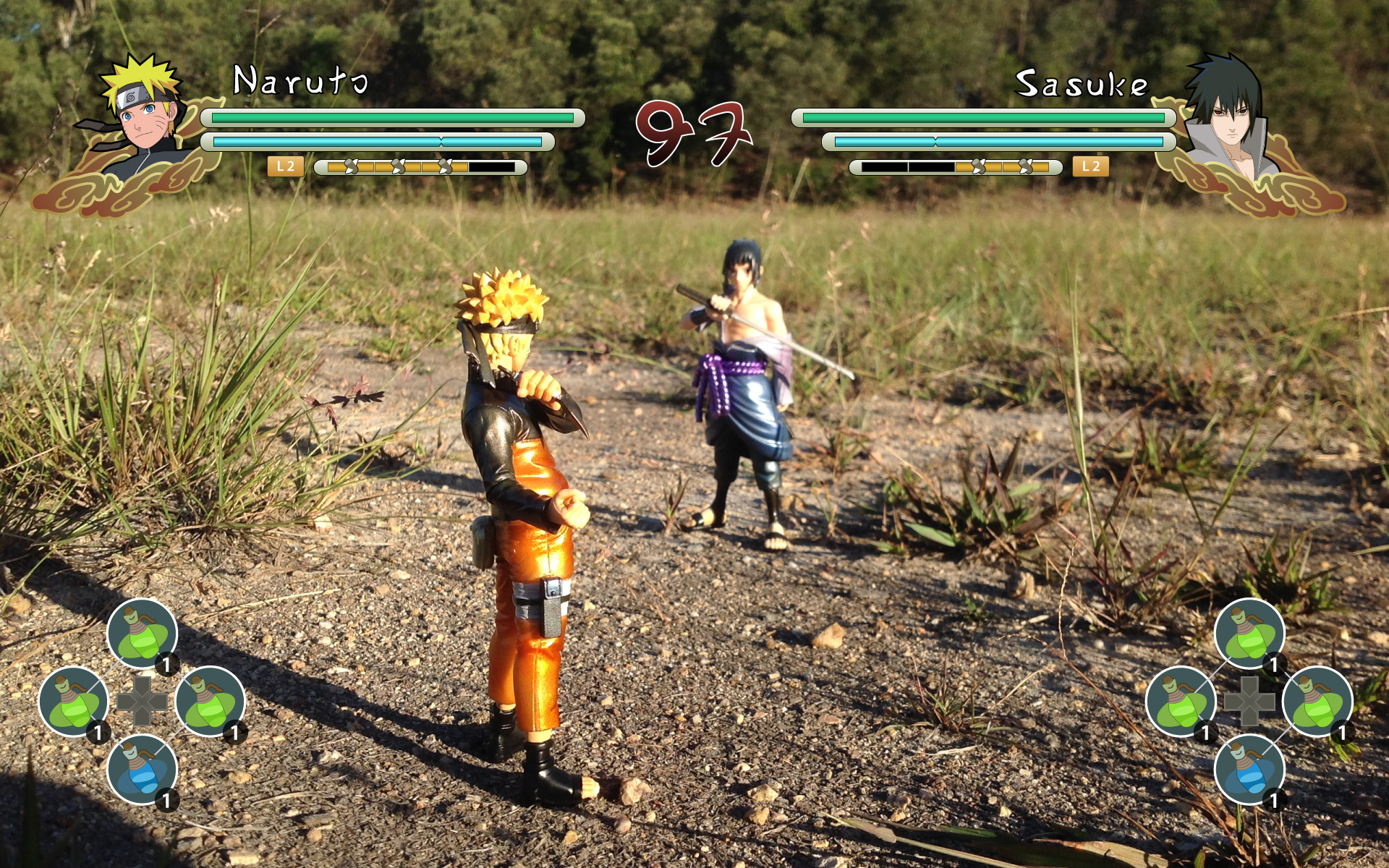 Naruto - Ninja Storm 3 Game Interface on Figurine