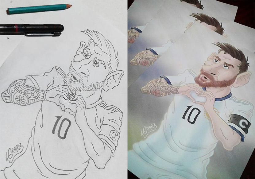 Comienzo y resultado final impreso