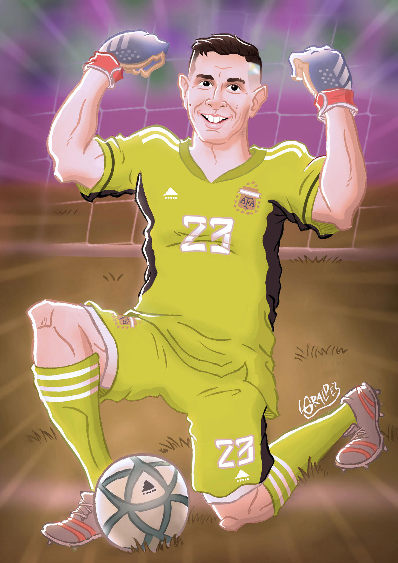 Dibu en modo mundial