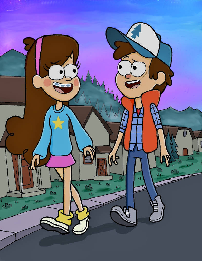 My first Gravity Falls fan art!: Teenage Dipper and Mabel : r/gravityfalls