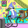 80s Mordecai and Rigby