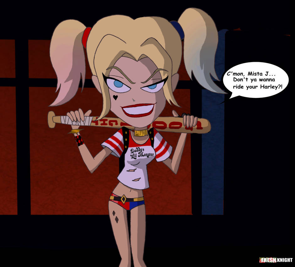 mean harley for the twitter lolz by kikiluo360 on DeviantArt