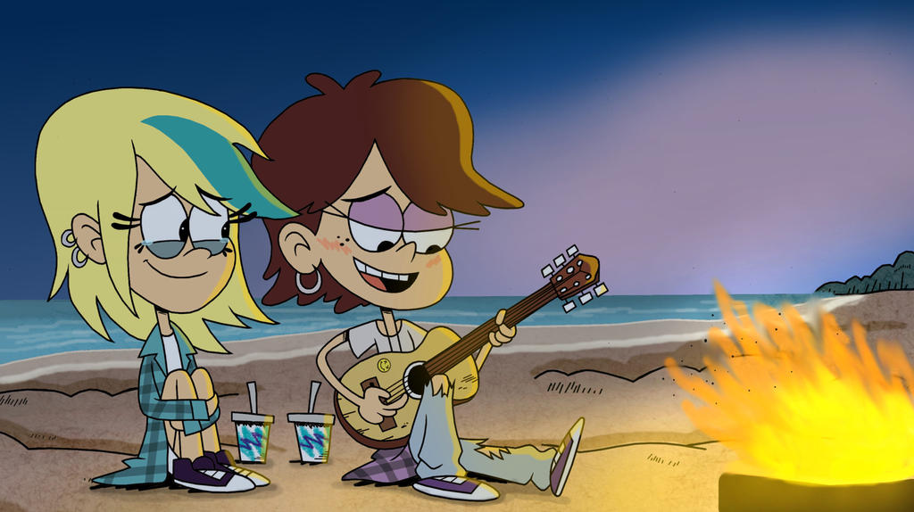 Luna and Sam (90s AU) by TheFreshKnight on DeviantArt