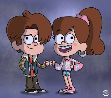 90s Dipper And Mabel