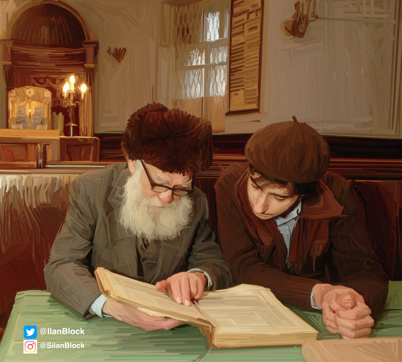 2 Jews Two Jews In Moscow 1987 Digital painting by silanblock on DeviantArt