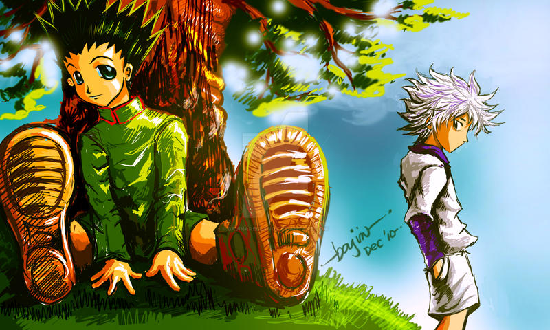 Killua Stalking Gon