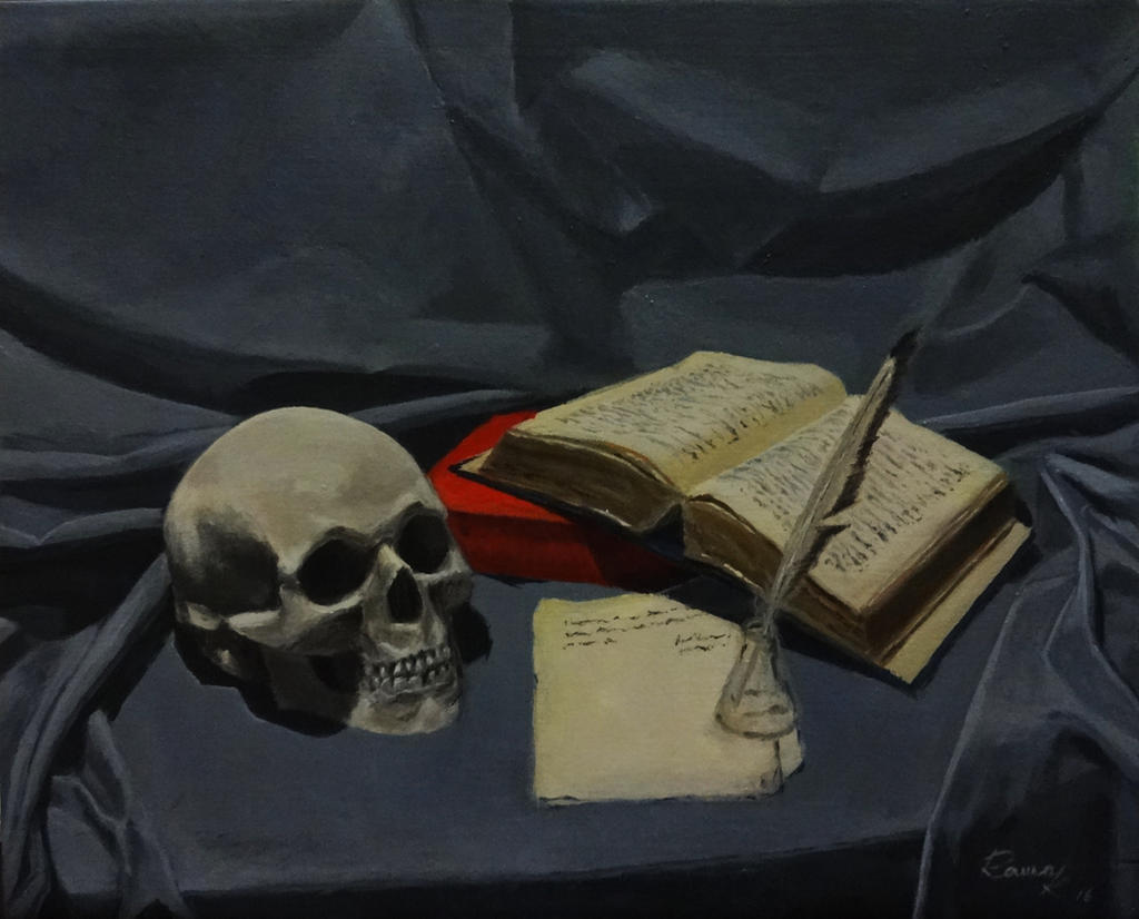 Still life with books II