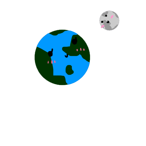 Earth and Moon GIF by kalbiv123 on DeviantArt