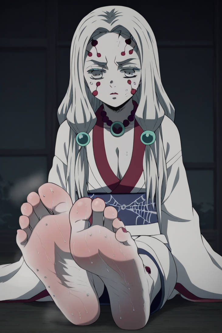Redscript77 Foot Demon Demon slayer Spider mom sweaty feet soles by Whiterare on DeviantArt