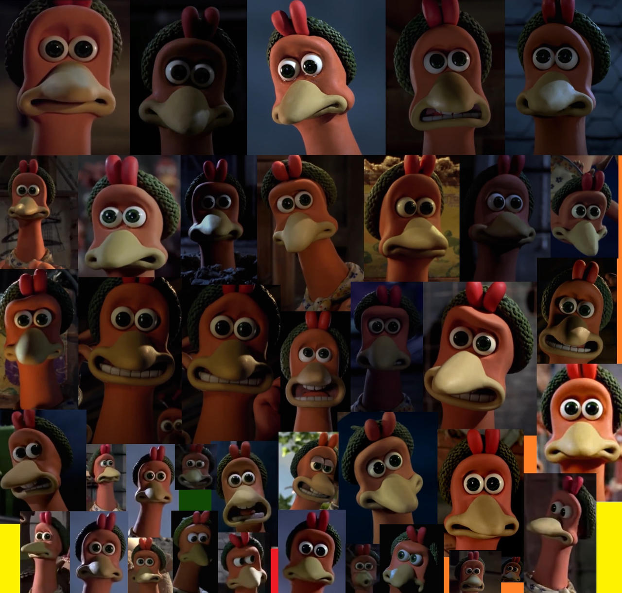 Ginger (Chicken Run) Collage by MrTrains96 on DeviantArt