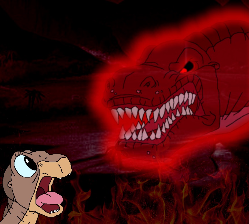 Littlefoot's Nightmare Art