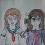 Ashley and Emi As Ultra Despair Girls