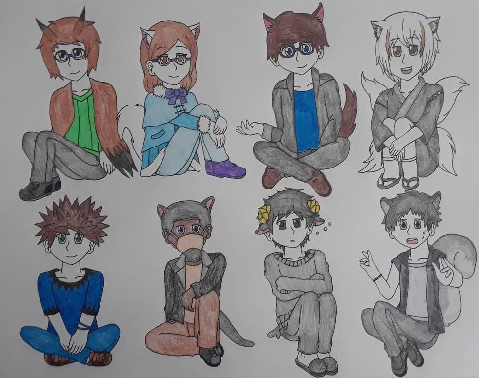 Me and Friends As Our Spirit Animals
