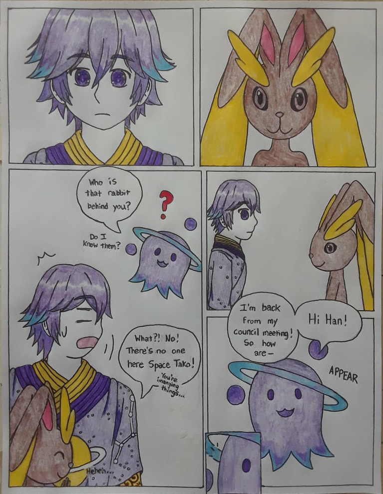 Short Page of a Star Boy and a... Lopunny?