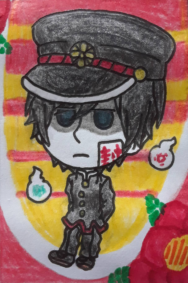 Chibi of me as Hanako (Halloween 2022)