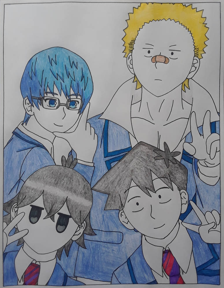 Here comes the Boys! (Komi-san Fanart)
