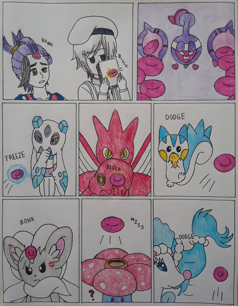 Pecharunt throwing Mochi at Everyone