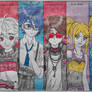 Tetro Danganronpa Pink Fanart The 5 Survivors