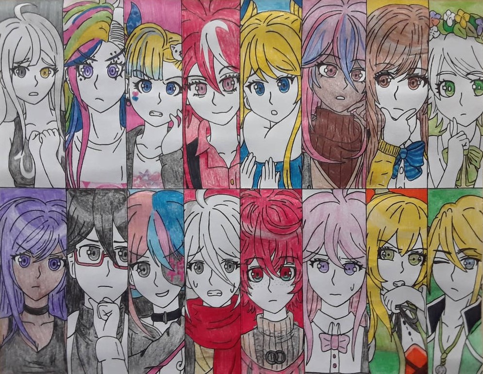 Tetro Danganronpa Blue Fanart