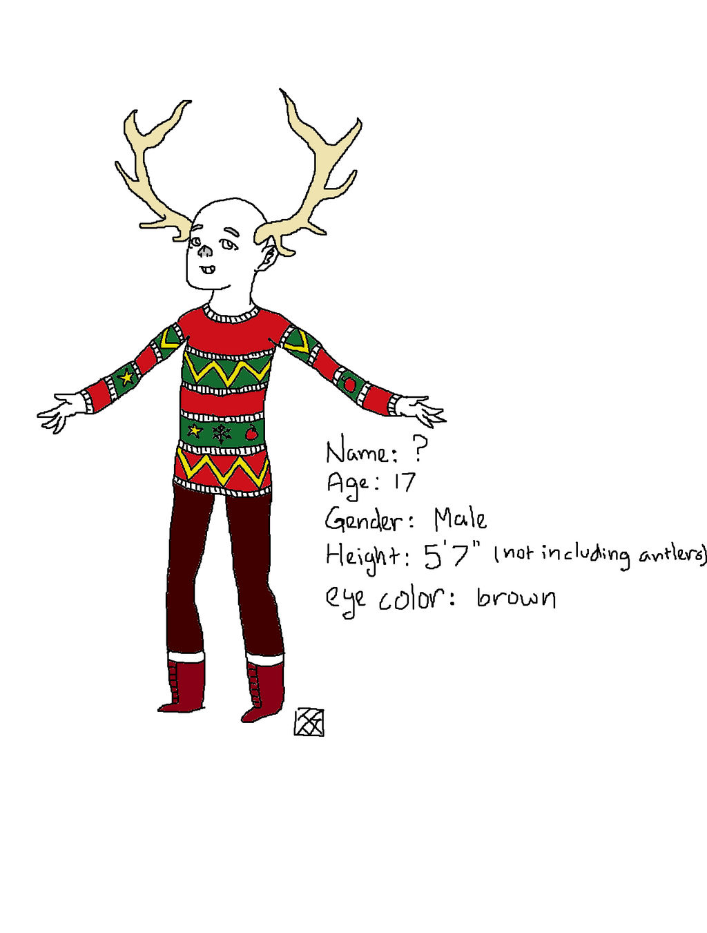 Antler Guy Ref Unfinished