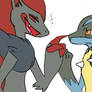 Lucario And Zoroark