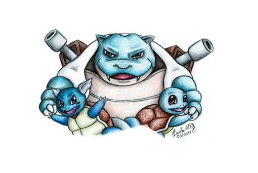 Blastoise / Wartortle / Squirtle