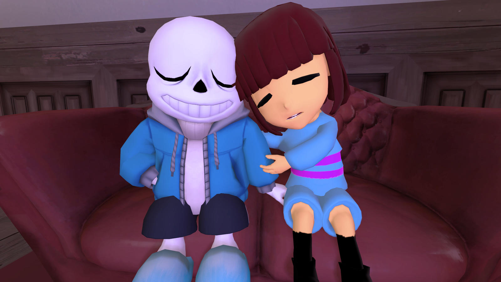 Scared Frisk SFM: Scared Frisk by TomoDX5 on DeviantArt