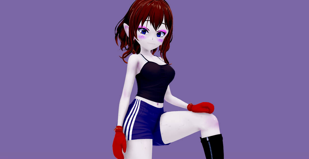 Boxer Kara Kneeling Koikatsu By Tomodx5 On Deviantart 