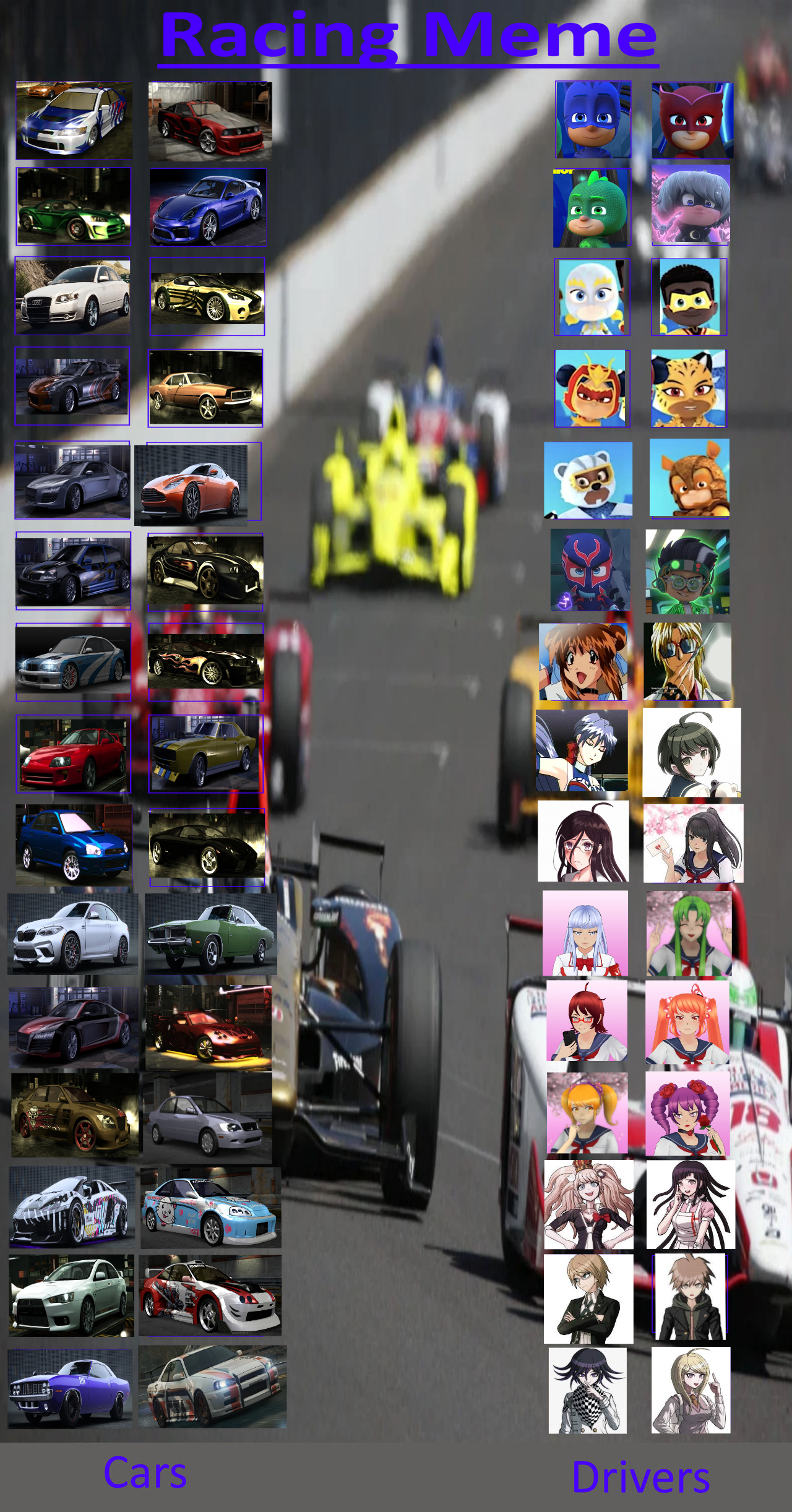 Dank Meme Racing Racing MEME by Miss-Sweeten443 on DeviantArt